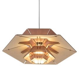 Tjalle en Jasper PM5 Pendant Lamp Roze-Naturel