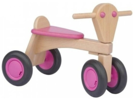 Van Dijk speelgoed houten loopfiets - 6 kleuren