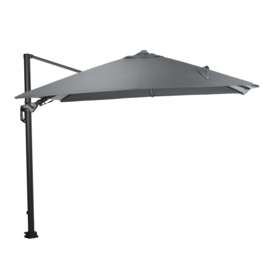 Garden Impressions Hawaii Lumen parasol - 300x300 cm - Donkergrijs