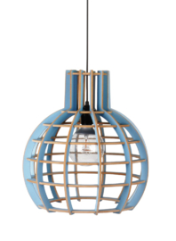 Hanglamp De Lingehof Globe Semi-blauw Ø35