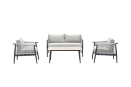 Garden Impressions Aloha Loungeset - 4-persoons - Grijs