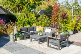 Garden Impressions Cube Loungeset - 4-persoons - Donkergrijs