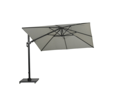 Garden Impressions Hawaii Deluxe parasol - 300x300cm - Lichtgrijs