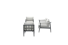 Garden Impressions Aloha Loungeset - 4-persoons - Grijs