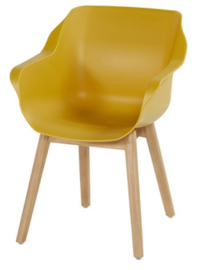 Hartman Sophie Teak Dining Tuinstoel Curry Yellow