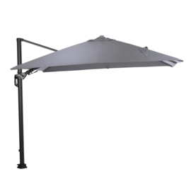 Garden Impressions Hawaii Lumen parasol - 300x300 cm - Lichtgrijs