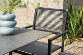Garden Impressions Nancy Tuintafel 80x80 Donkergrijs