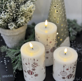 Deluxe Homeart Giftbox LED Kaarsen met Real Flame