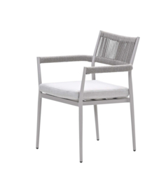 Garden Impressions Barcelona dining stapelbare fauteuil Taupe
