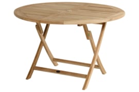 Hartman Skaga ronde inklapbare tafel met parasolgat