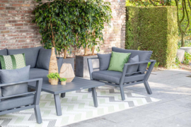 Garden Impressions Sasha lounge fauteuil zwart