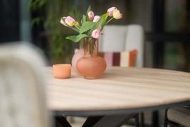 Garden Impressions Edison Tuintafel Ø148 cm Donkergrijs