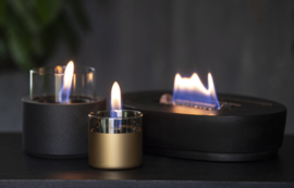 Tenderflame Carnation vuurhaard - zwart - keramiek