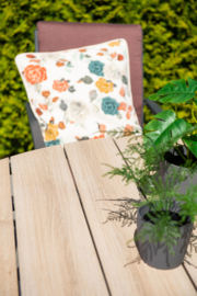 Garden Impressions Edison Tuintafel Ø148 cm Donkergrijs