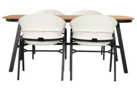 Hartman Tubb Teak Diningset Soft Taupe