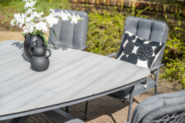 Garden Impressions Venice dining stapelbare fauteuil Donkergrijs