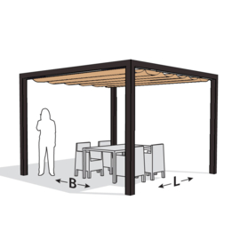 Nesling Pergola Optiva Coolfit 319x319 Sand