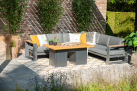 Garden Impressions Cube Loungeset - 4-persoons - Donkergrijs