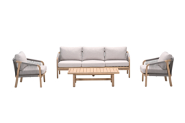 Garden Impressions Santos Loungeset - 5-persoons - Sand