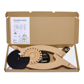 Tjalle en Jasper Granny Smith hanglamp Black