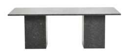 Garden Impressions Viking Granieten Tuintafel 240x100 Donkergrijs