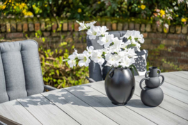 Garden Impressions Venice dining stapelbare fauteuil Donkergrijs