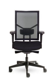 Bureaustoel Viro zwart mesh