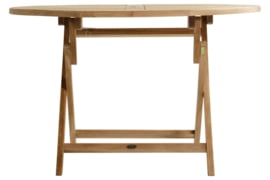 Hartman Skaga ronde inklapbare tafel met parasolgat
