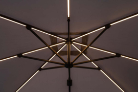 Garden Impressions Hawaii Lumen parasol - 300x300 cm - Sand