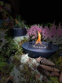 Tenderflame Carnation vuurhaard - zwart - keramiek