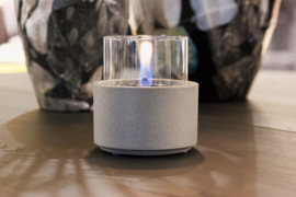 Tenderflame Lotus 12 Tafelvuur - concrete - keramiek