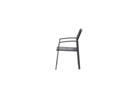 Garden Impressions Cosmo dining stapelbare fauteuil Donkergrijs