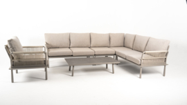 Trino Loungeset - 5-persoons - Sand - Datho Outdoor