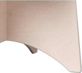 Van Dijk houten ronde kinder tafel Wit