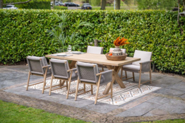Garden Impressions Urania tuintafel 220x110 cm Natural