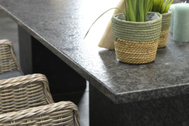 Garden Impressions Viking Granieten Tuintafel 300x100 Donkergrijs