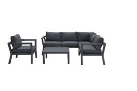 Garden Impressions Colorado lounge fauteuil zwart