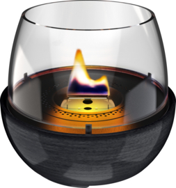 Tenderflame Tulip 18 Reactive Glaze Tafelvuur - zwart