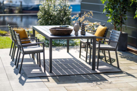 Garden Impressions Oklahoma dining stapelbare fauteuil Donkergrijs