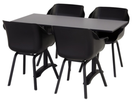 Hartman Sophie Element Dining Tuinstoel Carbon Black