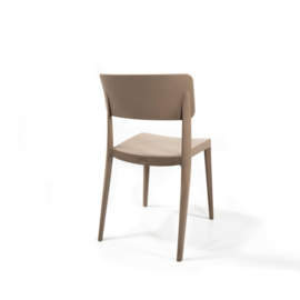Feros Wing Stapelstoel Beige