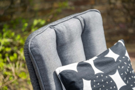 Garden Impressions Venice dining stapelbare fauteuil Donkergrijs