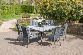 Garden Impressions Venice dining stapelbare fauteuil Donkergrijs