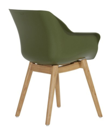 Hartman Sophie Teak Dining Tuinstoel Moss Green