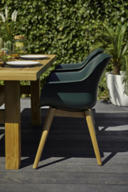 Hartman Sophie Teak Dining Tuinstoel Night Green