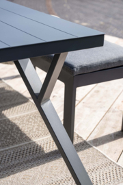 Garden Impressions Rondo Loungeset - 5-persoons - Donkergrijs