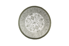 Shiraz Green Rond vloerkleed