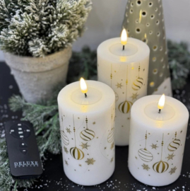 Deluxe Homeart Giftbox LED Kaarsen met Real Flame