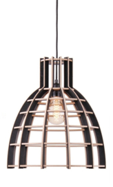 Hanglamp De Lingehof Cone Semi-zwart Ø40