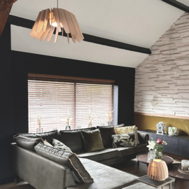 Tjalle en Jasper Vesper hanglamp Black